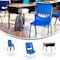 Flash Furniture HERCULES Student Desk w/Open Front Metal Book Box, Natural Desktop, Black Frame and Nvy Stack Chair FD-DESK-NAB-SCH3NB-GG - alternate 6